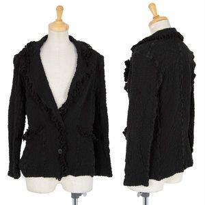 Issey Miyake top suit designer brand black cauliflower series Japan